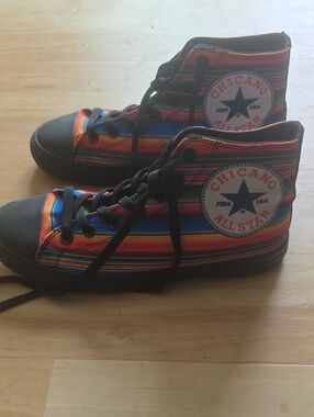 OG Chicano All Star Serapes ( Black or White Sole ) Size 7.5w
